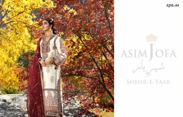 Asim Jofa Luxury Summer Lawn Shehr-e-Yaar 2022 | AJSL-04