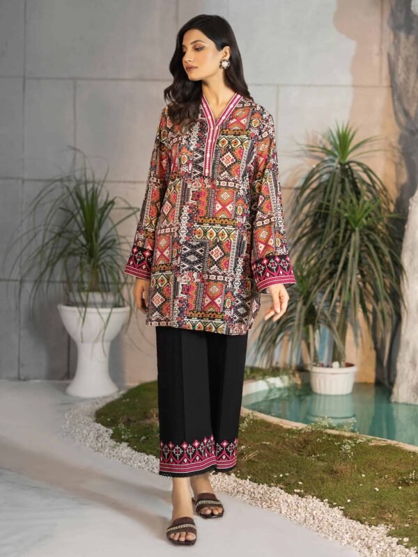 Limelight Summer Embroidered Lawn'22 | U1608SU-2Pc-BLK