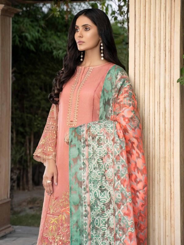 Limelight Summer Embroidered Lawn'22 | U1116SU-2Pc-PNK