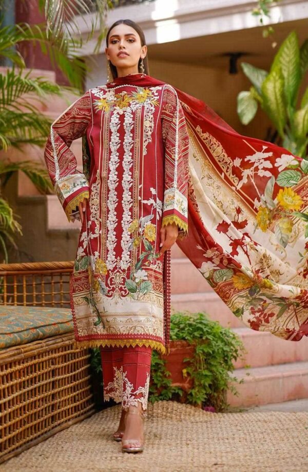 Jade Firdous Ombre Embroidered Exclusive Lawn 2022 | OC-19663 B