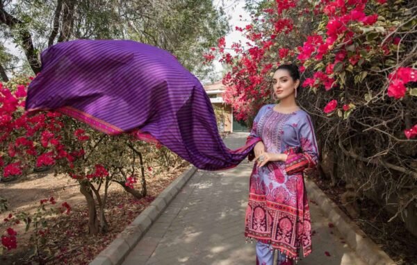 Amna Sohail Naazli Embroidered Lawn by Tawakkal | D-6783  RESTOCKED