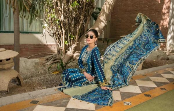 Amna Sohail Naazli Embroidered Lawn by Tawakkal | D-6786  RESTOCKED