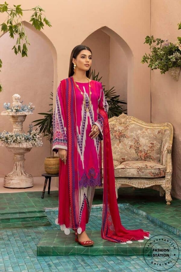 Charizma Combinations Embroidered Lawn Suit Vol-4 | CCS22-29